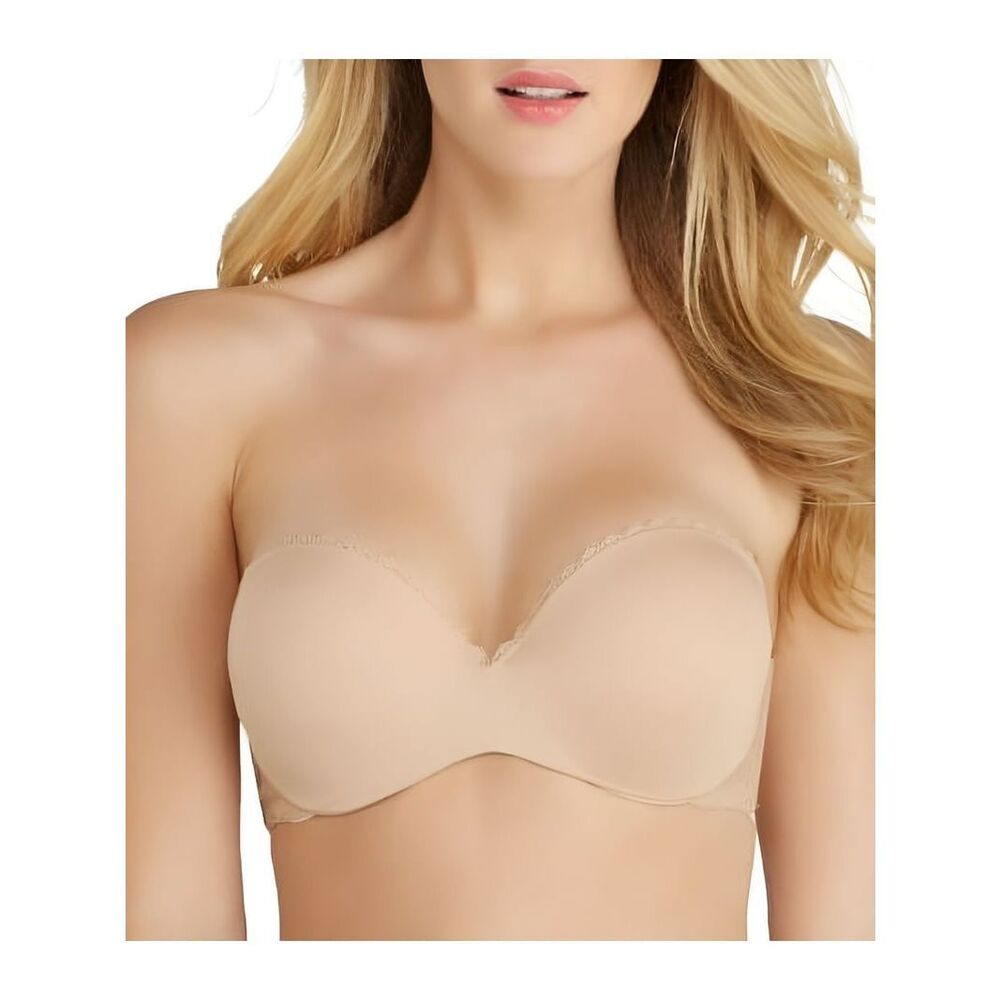 Vanity Fair Lily of France Strapless Bra Barely Beige 34C
